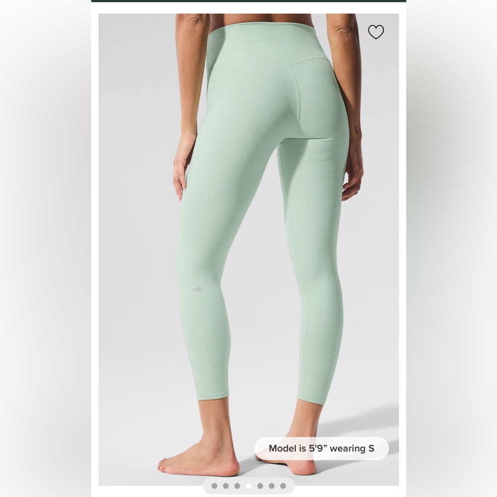 Alo ALOSOFT HIGH-WAIST 7/8 leggings - Picture 4 of 6